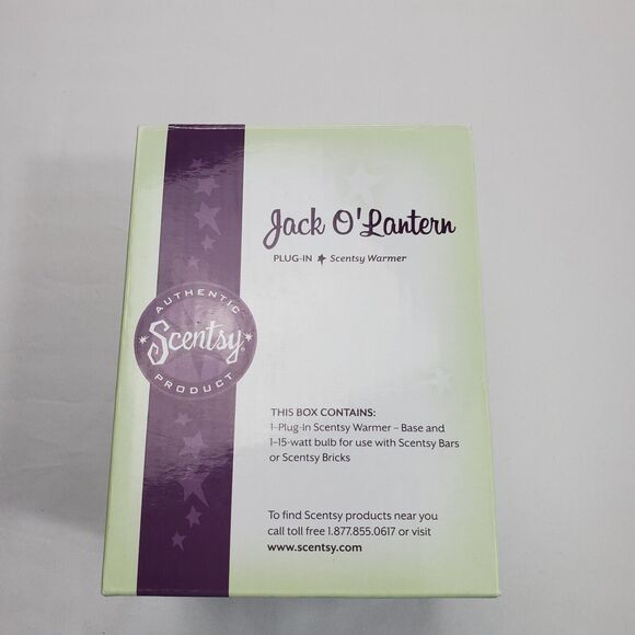 Scentsy Plug In Warmer Jack O’Lantern New In Box Halloween Pumpkin Decoration - Picture 11 of 12